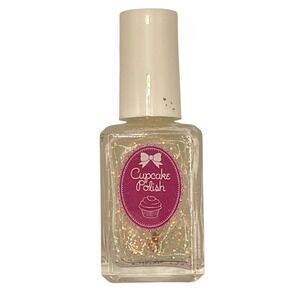 Cupcake Polish Indie Nail Lacquer 15 ML "Frosting" White Holographic Glitter